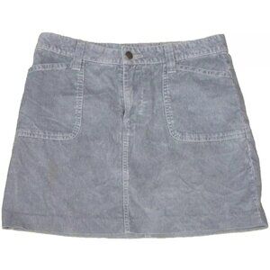 SALE!  Corduroy Gray Short Mini Skirt